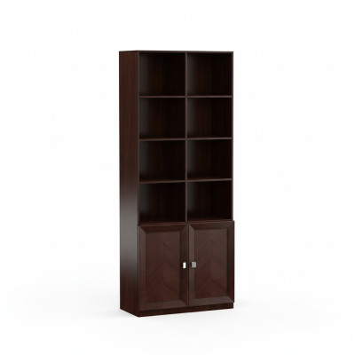 System Büro Möbel Deko Vitrine Aktenschrank Klassischer Holz Schrank Regal