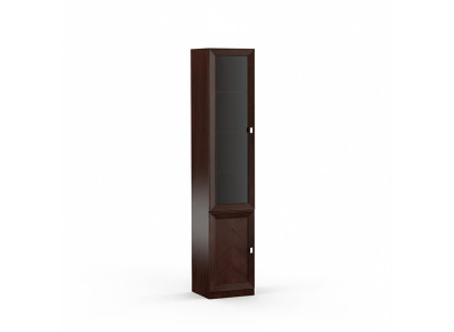 System Büro Deko Möbel Vitrine Aktenschrank Klassischer Holz Schrank Regal
