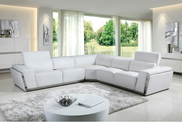 Multifunktions Garnitur Ledersofa Ecksofa Sitz Wohnzimmer Ecke Sofa