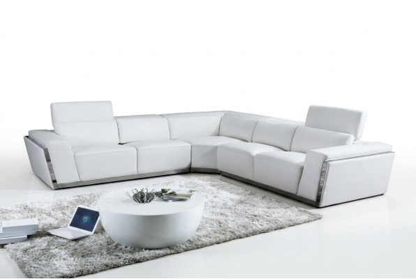 Multifunktions Garnitur Ledersofa Ecksofa Sitz Wohnzimmer Ecke Sofa
