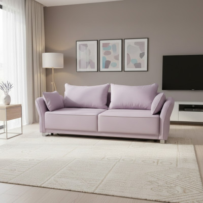 Schlafcouch Schlafsofa Bettfunktion 4 Sitzer Büro Wohnzimmer Couch Sofa Polster