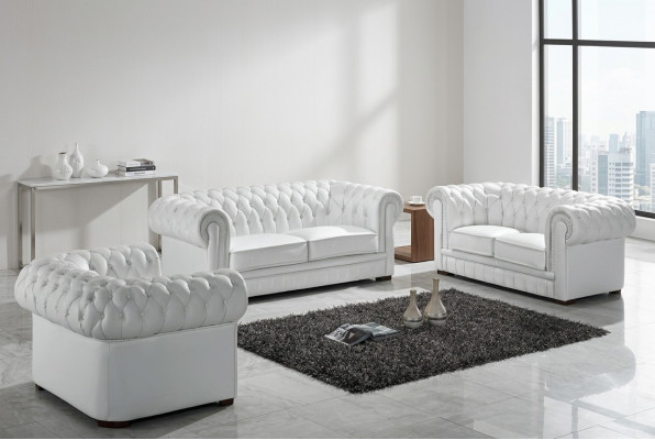 Chesterfield Sofagarnitur Klassiche Wonzimmer Couch Sofa Set Polster Garnitur
