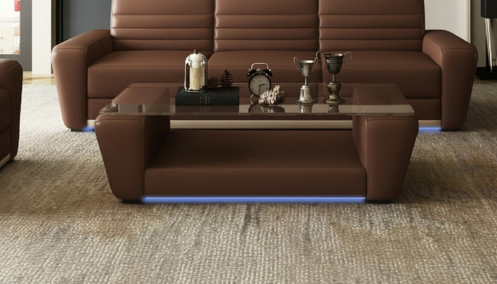Moderner designer glastisch beistell wohnzimmer tisch couchtisch sofa