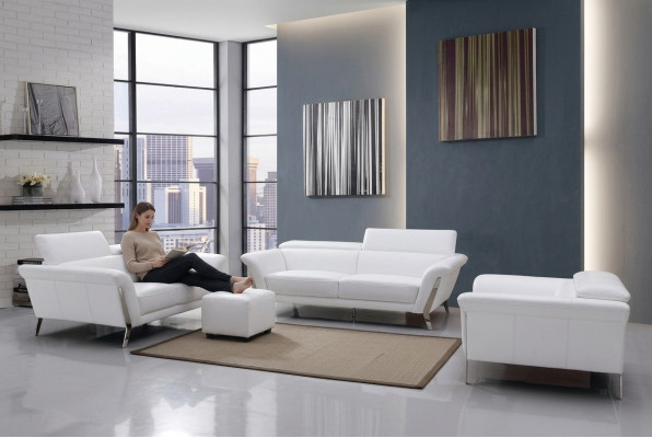 Multifunktions Ledercouch Sitz Polster Wohnzimmer Leder Garnitur Dekor Sofa