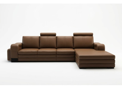 XXL Multifunktions Ledercouch Couch Big Sofa Dekor Polster Ecksofa Moderne