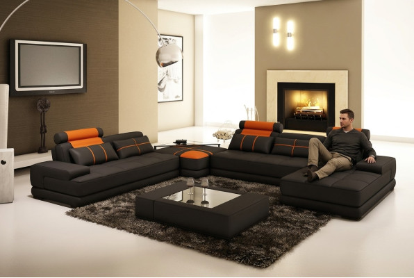 XXL Designer Wohnlandschaft Polster Ecksofa EckGarnitur Sofa Couch