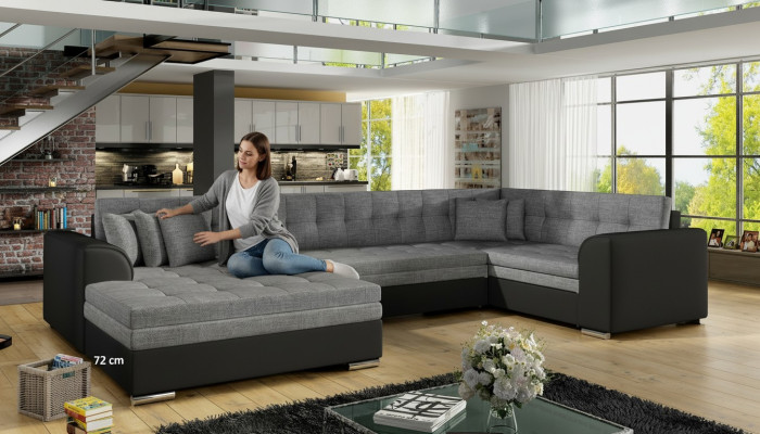 Gäste Zimmer Wohnzimmer Polster Schlafsofa Bettfunktion Sofa Couchen