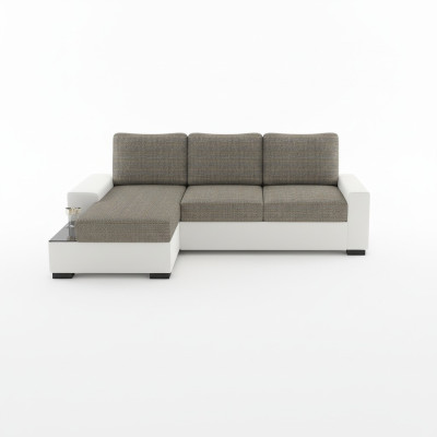 Wohnlandschaft Ecksofa Negro Bettfunktion Couch Leder Textil Sofas Schlaf