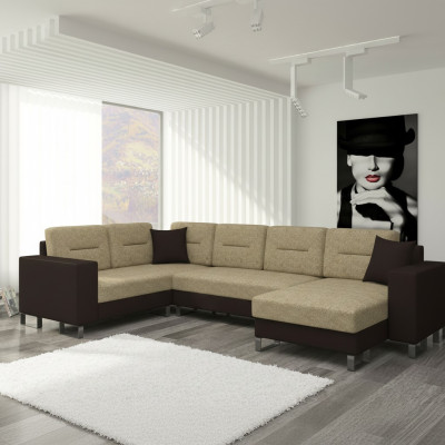 Design Ecksofa Schlafsofa Bettfunktion Couch Leder Polster Textil Sofas Neu 3260
