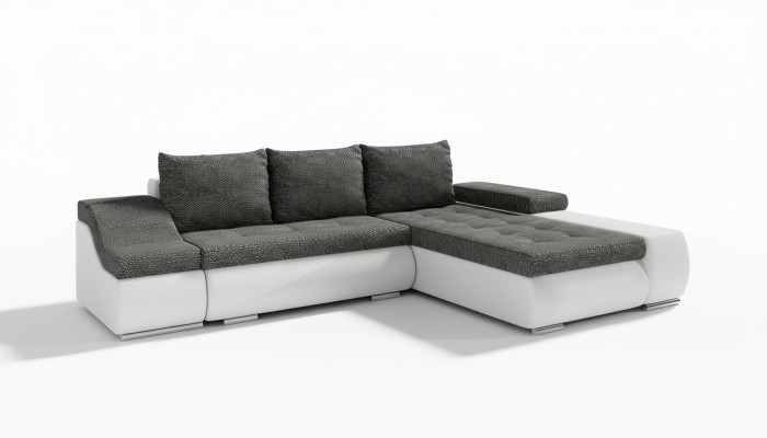 Design Ecksofa Schlafsofa Bettfunktion Couch Leder Textil Polster Sofas Neu 8850