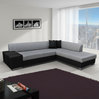 Design Ecksofa Schlafsofa Bettfunktion Couch Leder Textil Polster Sofas Neu 8984