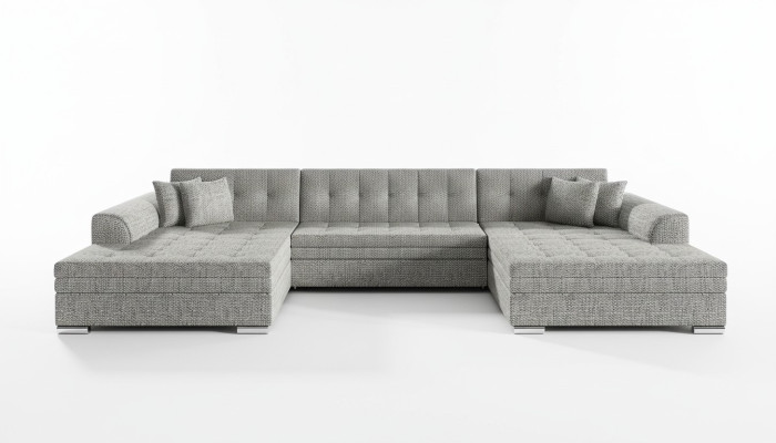 Design Ecksofa Schlafsofa Bettfunktion Couch Leder Polster Textil Sofas Neu 1070