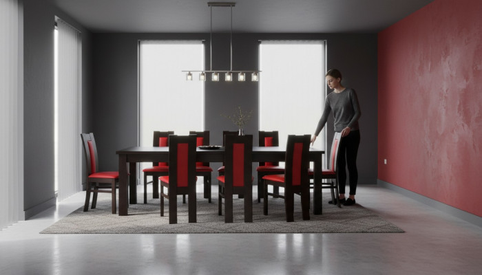 Tische Essgruppe Esszimmer Garnitur Stuhl Set Holz Tisch Essgarnituren