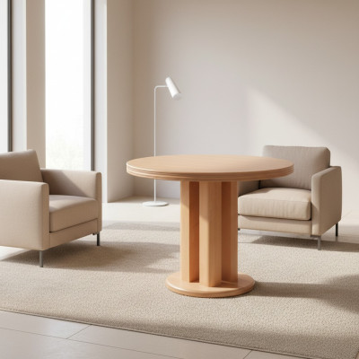 Runder Tisch Rund Tische Esszimmer Wohnzimmer Holz Ausziehbar bis