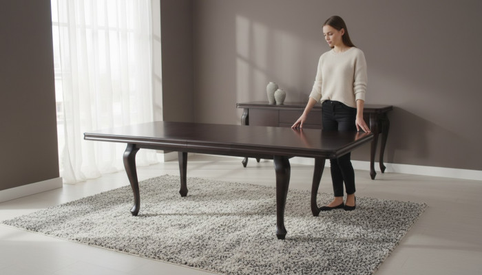 Esszimmer Wohnzimmer Klassischer Tisch Holz Designer Tische 90x170