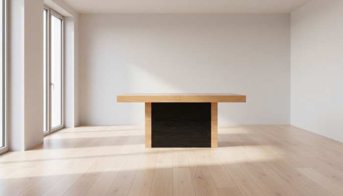 Moderner Tisch Büro Konferenztisch Holz Esszimmer Besprechungs