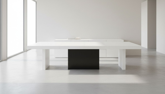Moderner XXL Büro Konferenztisch Tische Esszimmer Holz Besprechungs