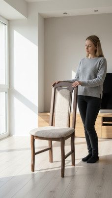 Luxus Design Polster Stuhl Stühle Sitz Lehn Büro Office Esszimmer Massiv