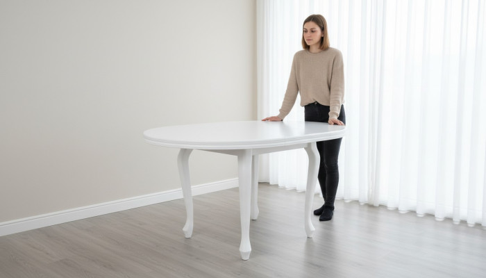 Runder Tisch Rund Tische Esszimmer Wohnzimmer Holz Ausziehbar