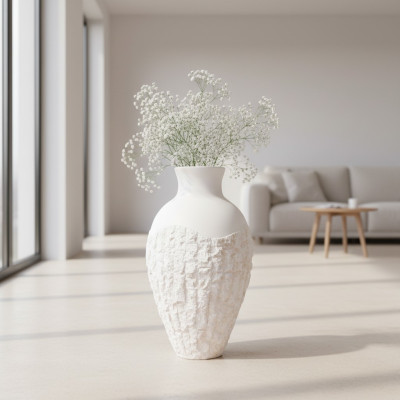xxl Vase Tisch Dekoration Deko Vasen Antik Stil Skulptur Figur Kelch Rom 95cm