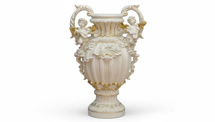 XXL Vase Tisch Dekoration Deko Vasen Antik Stil Skulptur Figur Kelch Rom 71cm