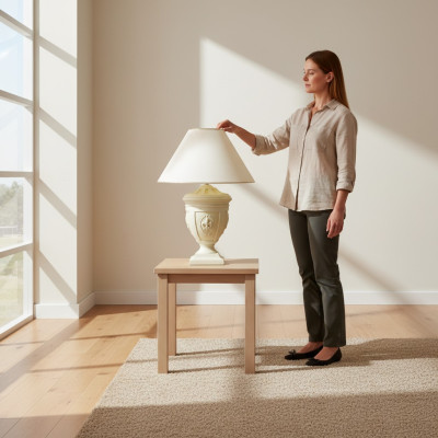 Tischleuchte Leuchte Stehlampe Tischlampen Leuchten Lampen Tischlampe Lampe Vase