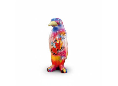 XXL 67cm Designer Figur Handarbeit Bemalt Figuren Skulptur Skulpturen Statue Neu