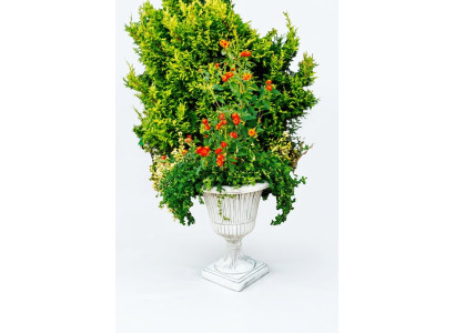 Blumenkübel Pflanz Kübel Dekoration Figur Blumentöpfe Garten Vasen