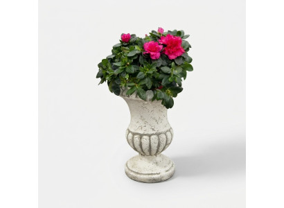 Blumenkübel Natur Pflanz Kübel Dekoration Figur Blumentöpfe Garten Vasen