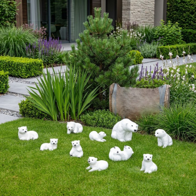 Statuen Figur Frau 20cm Garten Designer Figuren Skulptur Skulpturen