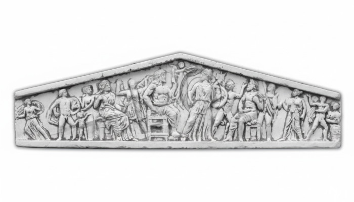 Relief Wand Dekoration Steinplatte Bild Bilder Antik Stil Garten