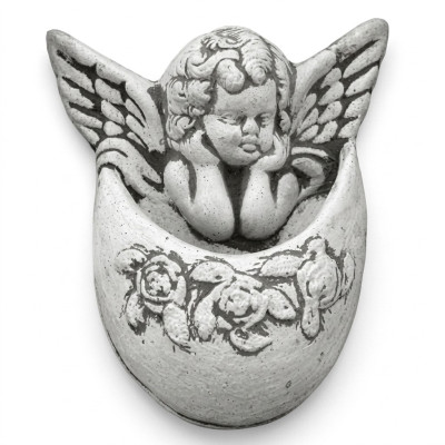 Wandrelief Steinplatte Bild Azteken Engel Antil Relief Steinguss Wand