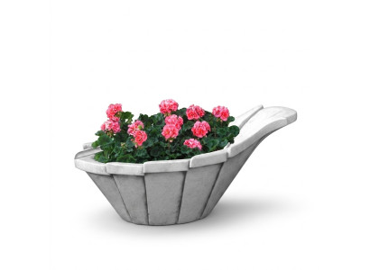 Blumenkübel Pflanz Kübel Dekoration Natur Garten Vasen Figur Blumentöpfe