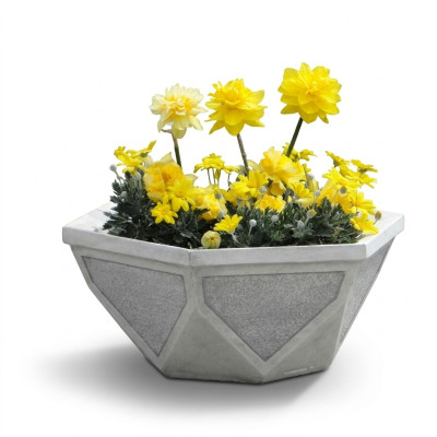 Blumenkübel Pflanz Natur Kübel Dekoration Garten Vasen Figur Blumentöpfe