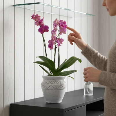 Blumenkorb Figuren Blumen Vase Statue Gefäss Garten Terrasse Dekoration