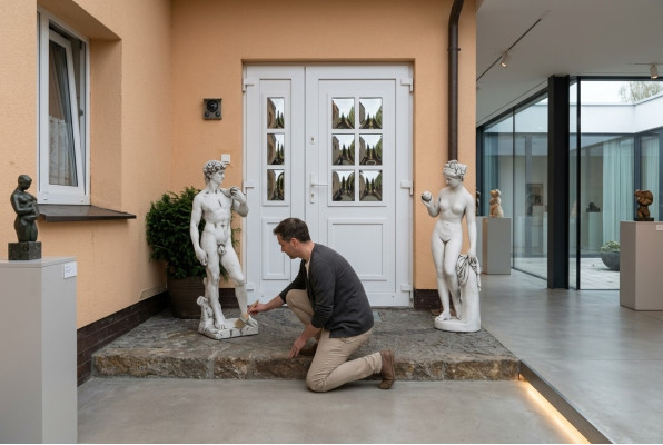 Eva 120cm Skulptur Design Figur Statue Garten Figuren Statuen