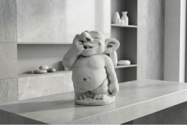 Troll 22cm Skulptur Design Figur Statue Garten Figuren Statuen