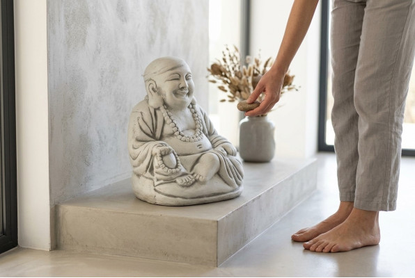 30cm Deko Skulptur Design Figur Statue Garten Figuren Statuen