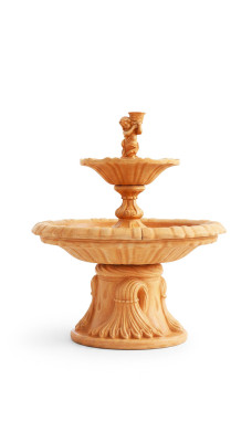 Springbrunnen Garten Teich Brunnen 187cm Steinbrunnen Gartenbrunnen Fontaine Neu