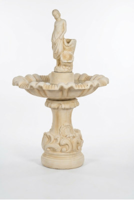 Zierbrunnen Springbrunnen Skulptur Brunnen Dekoration Garten Fontaine 157cm Neu