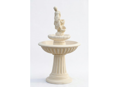 Zierbrunnen Springbrunnen 162cm Skulptur Brunnen Deko Garten Fontaine Teich Neu