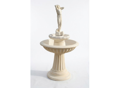 Zierbrunnen Springbrunnen Skulptur Brunnen Garten Fontaine Teich Neu Deko 172cm