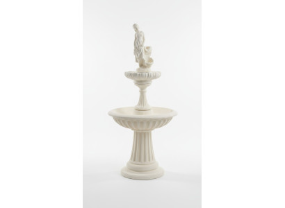 Zierbrunnen Springbrunnen Skulptur 197cm Brunnen Deko Garten Fontaine Teich Neu