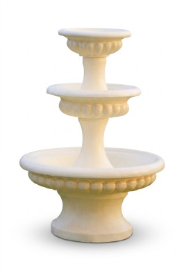 Springbrunnen Garten Teich Brunnen 211cm Steinbrunnen Gartenbrunnen Fontaine Neu