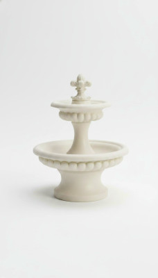 Zierbrunnen Springbrunnen 157cm Skulptur Brunnen Deko Garten Fontaine Teich Neu