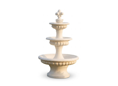 Springbrunnen Garten Teich Brunnen 205cm Steinbrunnen Gartenbrunnen Fontaine Neu
