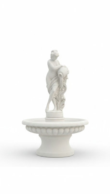 Zierbrunnen Springbrunnen Figur 196cm Brunnen Dekoration Garten Fontaine Teich