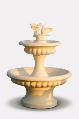 Zierbrunnen Springbrunnen Skulptur 138cm Brunnen Deko Garten Fontaine Teich Neu