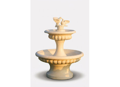 Zierbrunnen Springbrunnen Skulptur 138cm Brunnen Deko Garten Fontaine Teich Neu