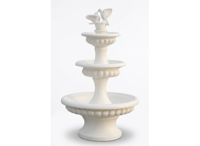 Zierbrunnen Springbrunnen Skulptur Brunnen Deko 186cm Garten Fontaine Teich Neu